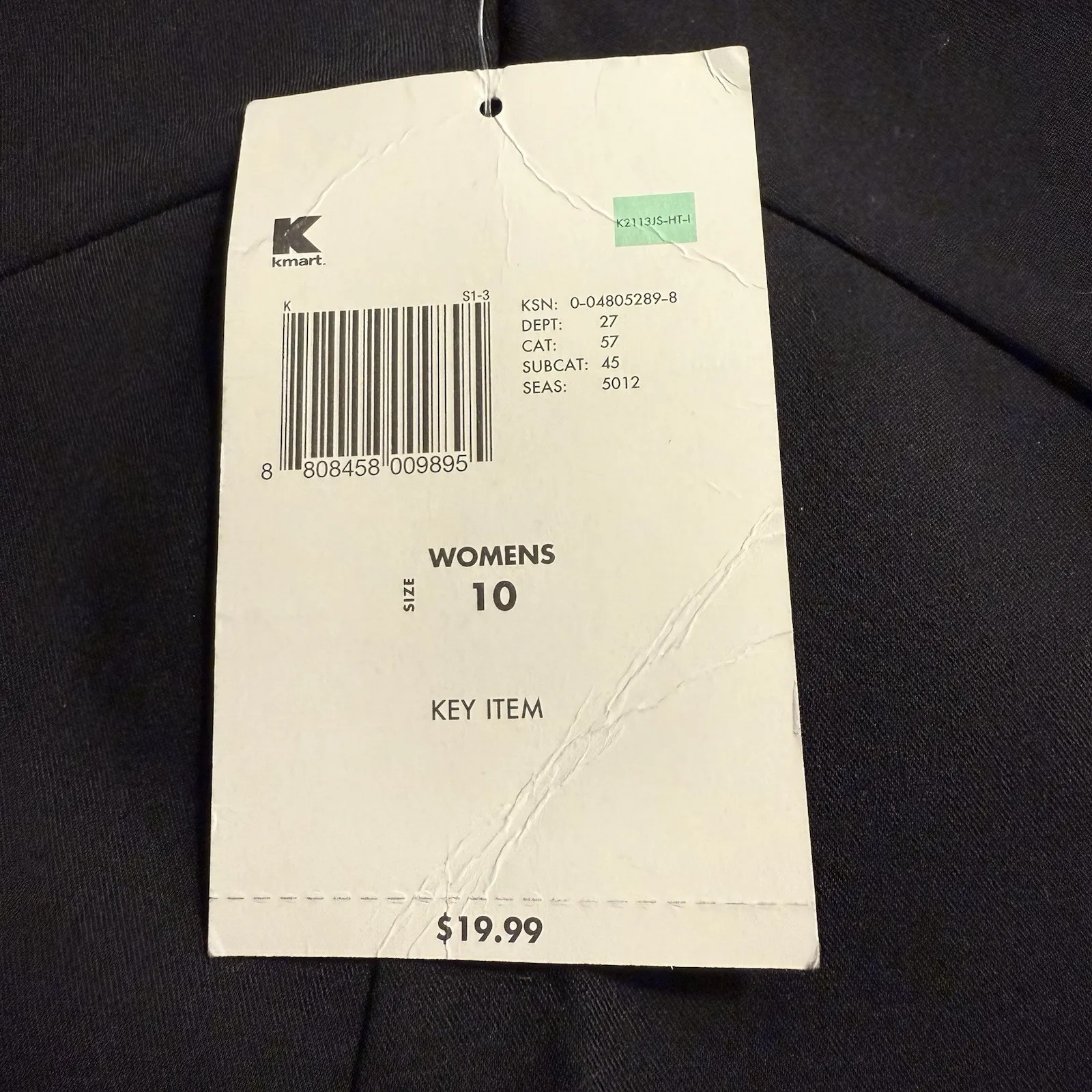 New Black Flared Suit Skirt Womens 10 M A Line Gored Jaclyn Smith Work Career - Image 5