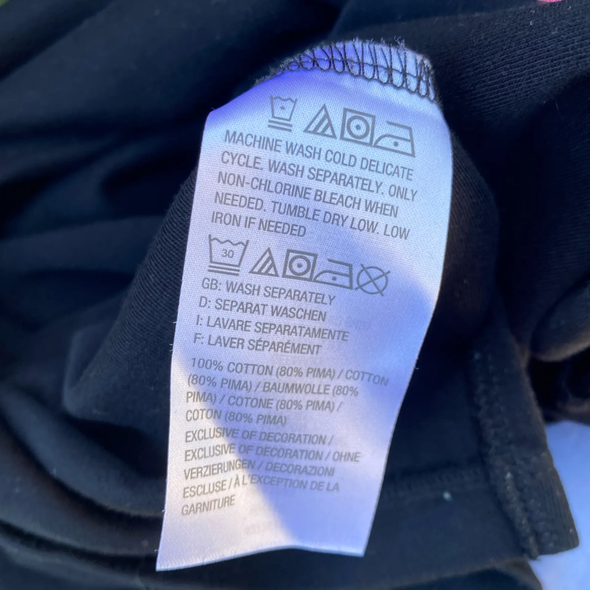 ISAAC MIZRAHI LIVE ESSENTIALS XL Long Sleeve embroidered fall Gnome Black TEE - Image 6