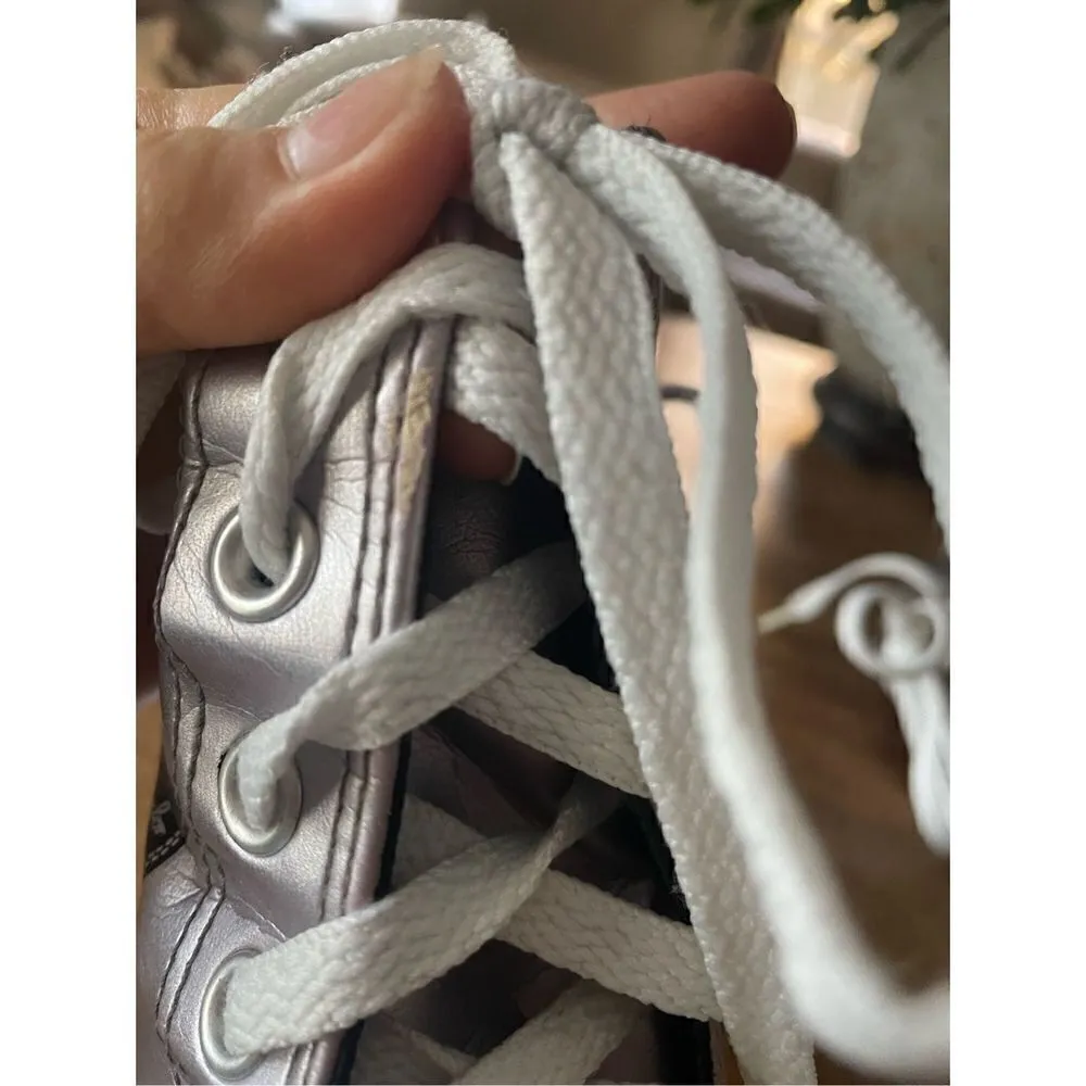 Converse Shoes Chuck Taylor All Star Slouchy Metallic Purple Sneakers Womens 6,5 - Image 7