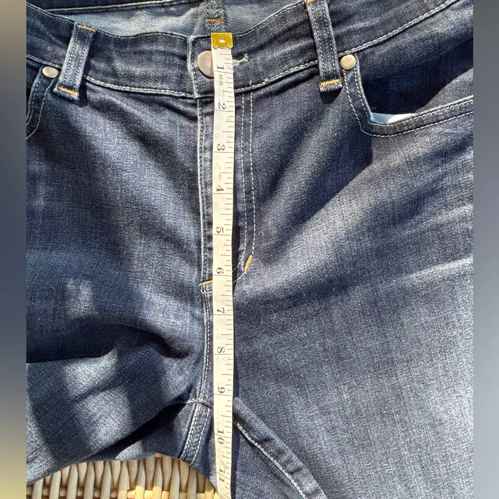 Eileen Fisher Organic‎ Cotton Straight Leg Jeans 6 layered luxury classic chic - Image 9