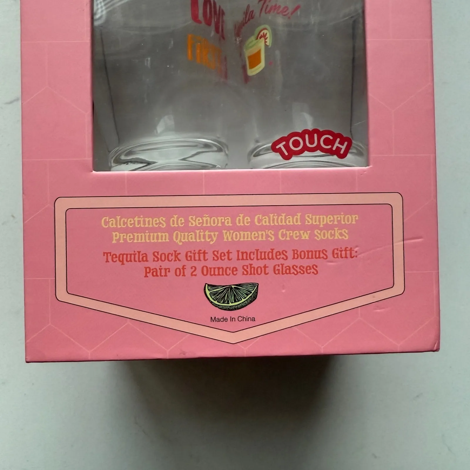 Picante Chica Tequila Gift Set 4 Pairs Socks Size 5 - Image 9