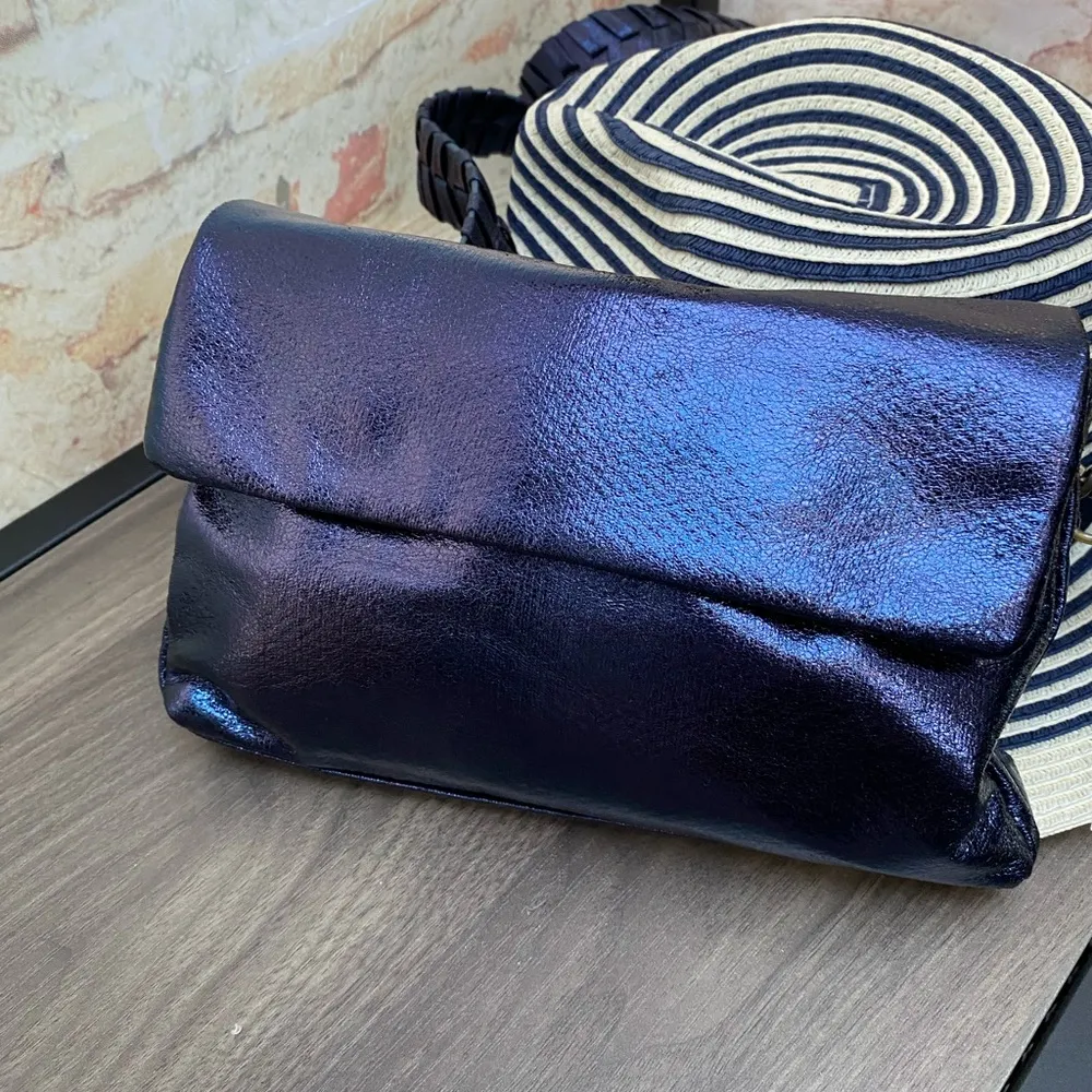 New Anthropologie Women’s 2-in-1 Embossed Envelope Style Clutch Crossbody Purse - Image 12