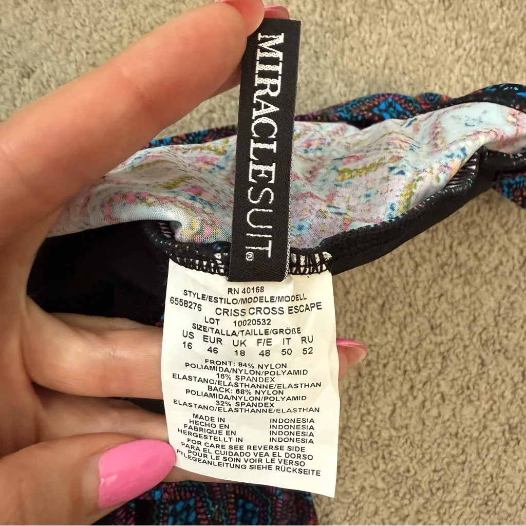 Miraclesuit Romani Criss Cross Escape One Piece Swimsuit 16 - Image 7