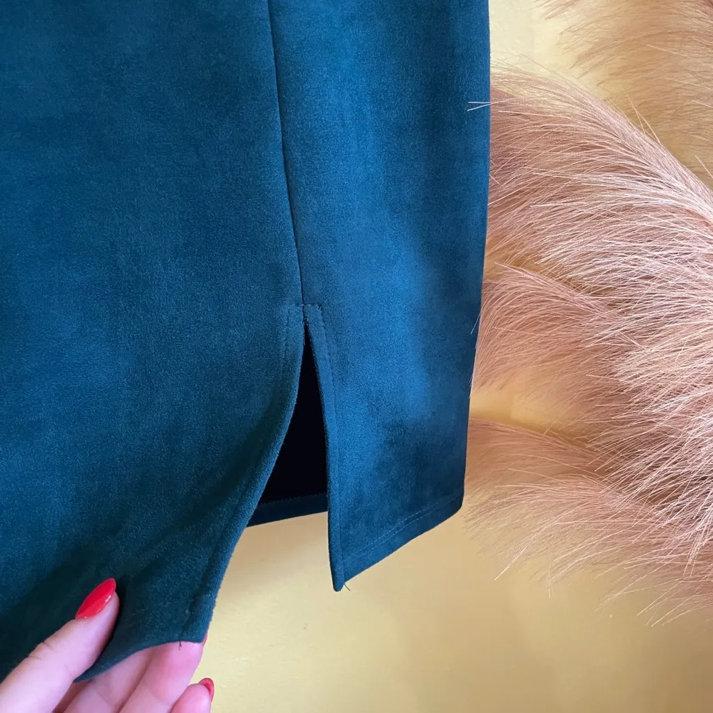 Windsor Dark Green Mini Skirt - Image 4