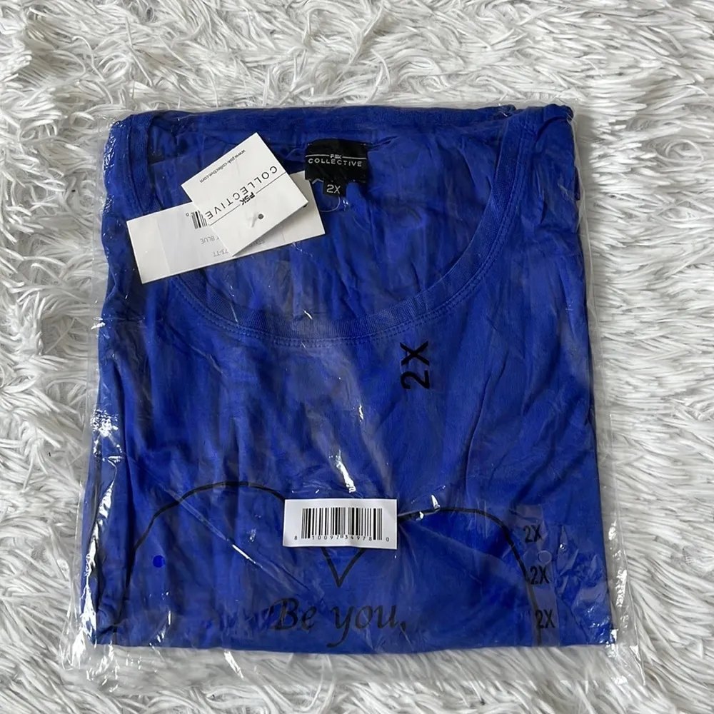 Psk Collective Women’s tennis top in bright blue size 2X - Image 3