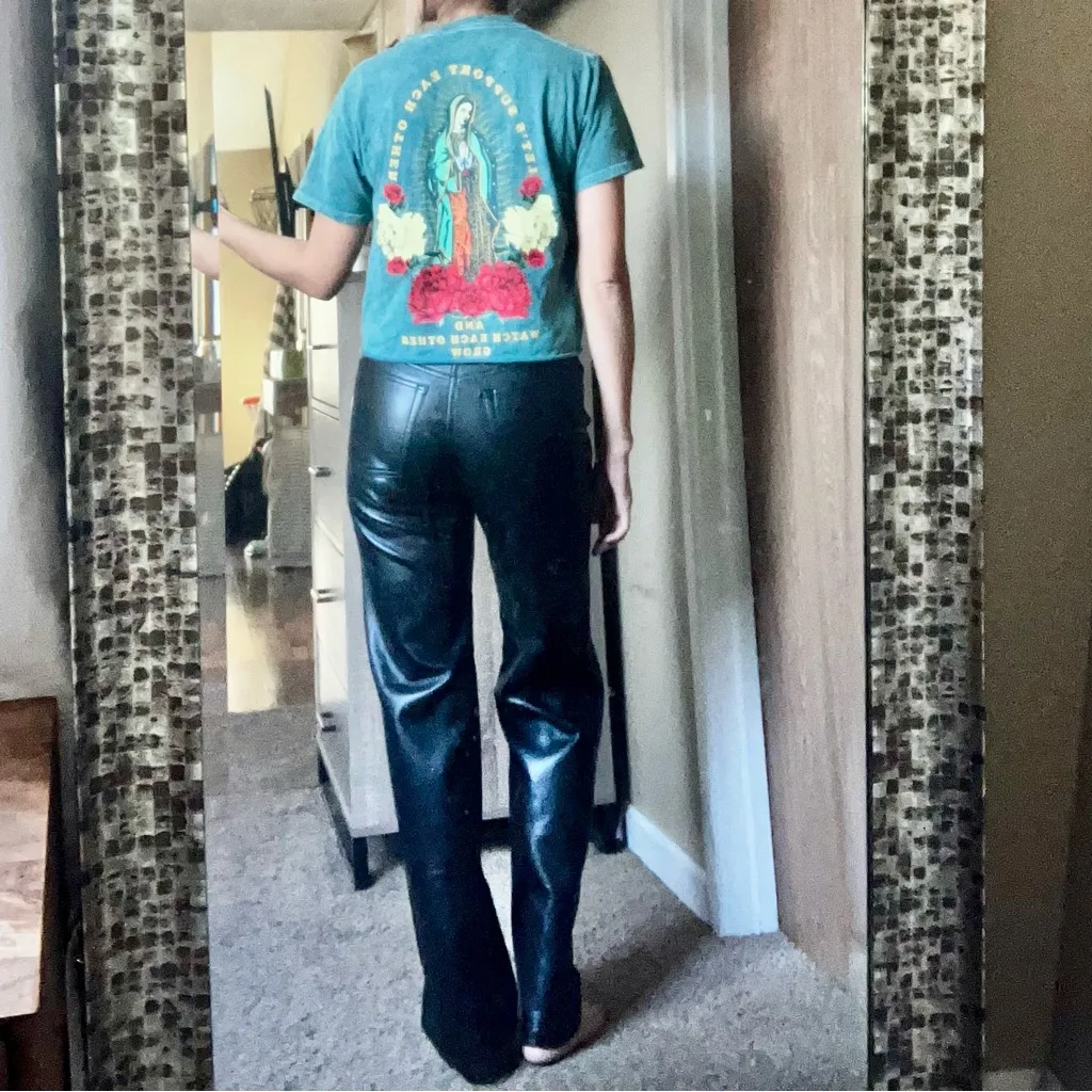 Wilfred faux leather straight leg pants - Image 6