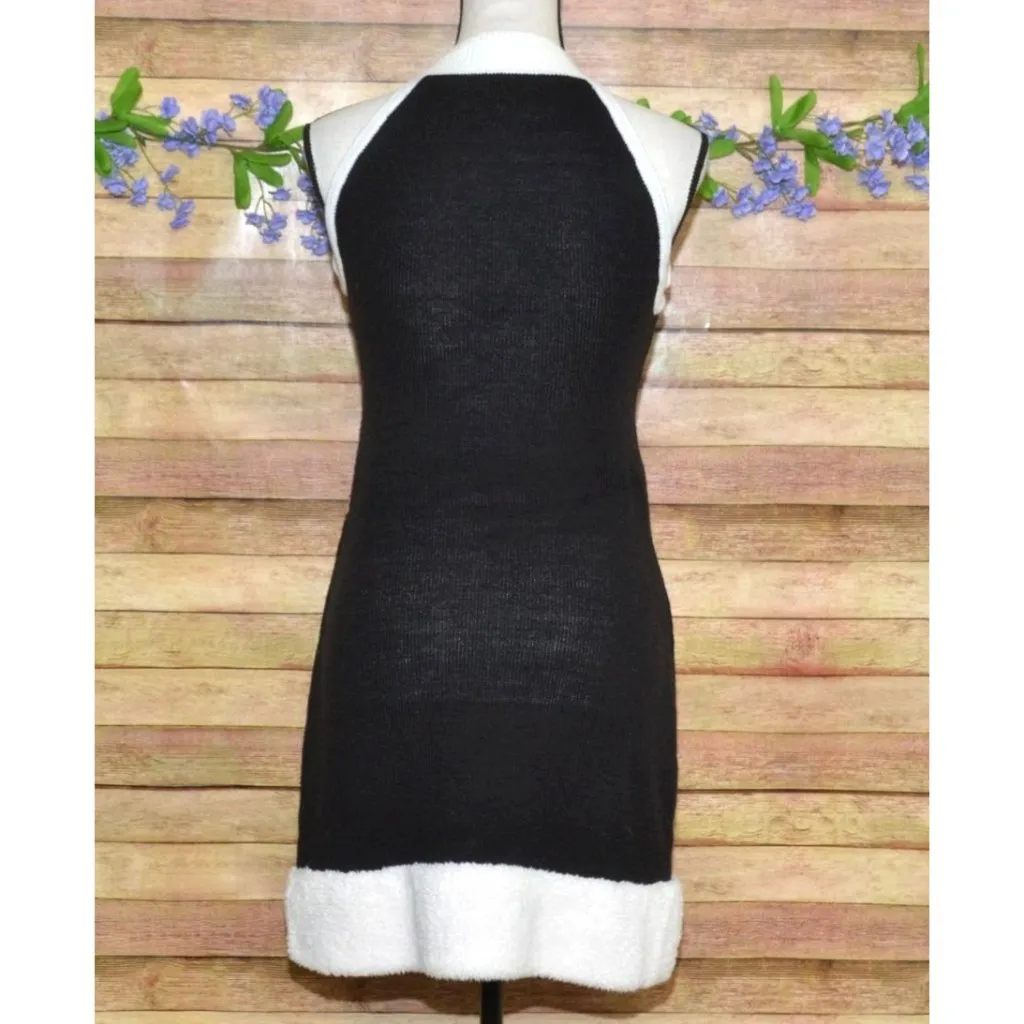 No Boundaries Candy Canes Sleeveless Christmas Sweater Dress Size M 7-9 Holiday - Image 6