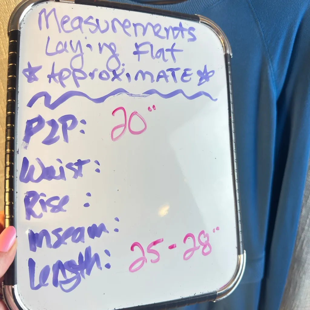 Athleta Serenity Criss Cross Sweatshirt Blue Medium Tall - Image 3