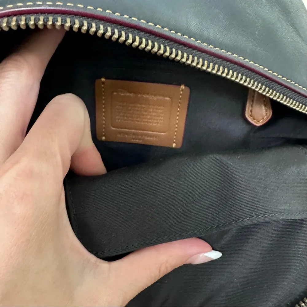 Coach Mickey Mouse Disney Black Leather Backpack Mini Charlie - Image 10