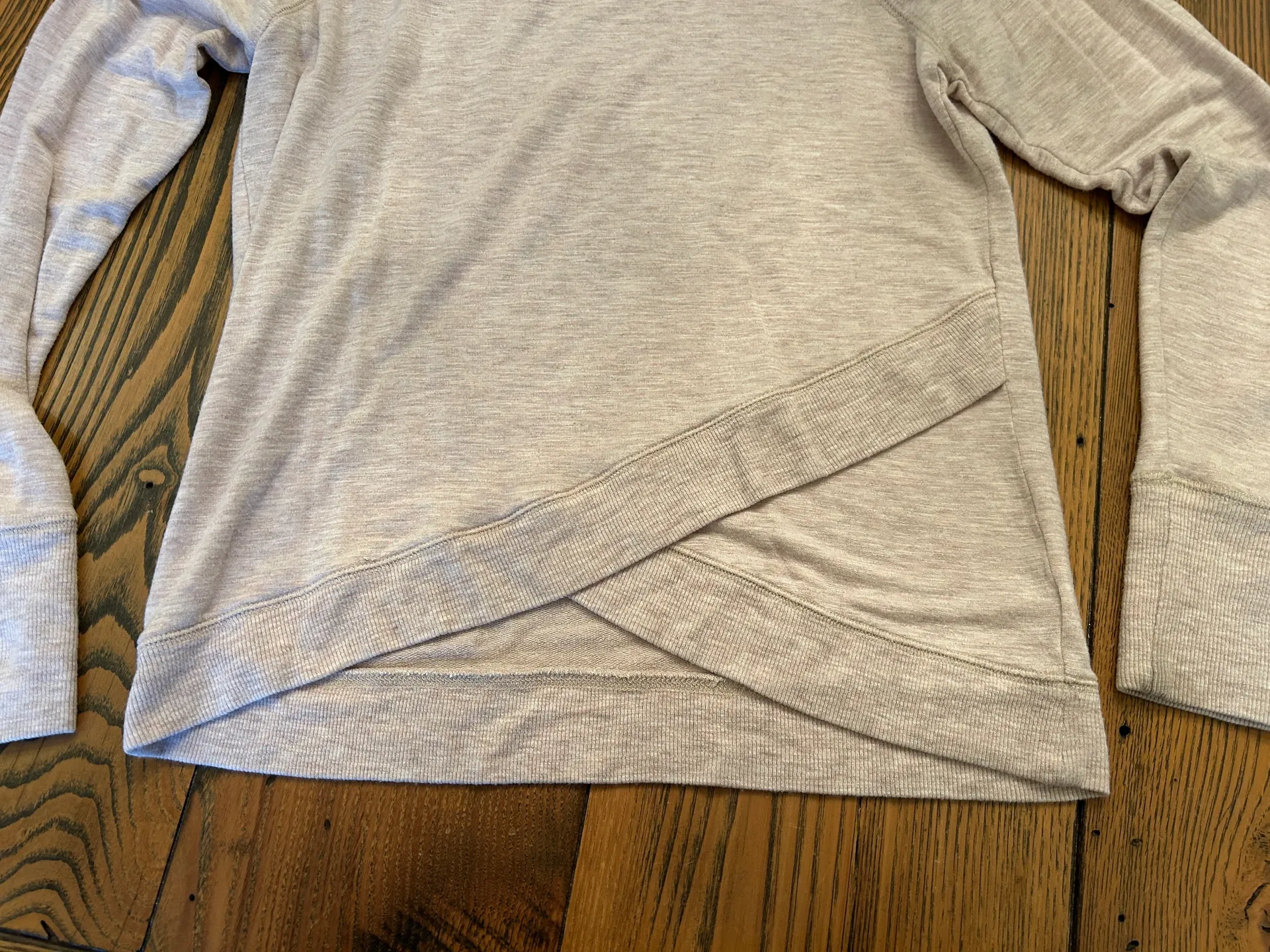 Crisscross Crewneck Sweatshirt, Size S - Image 2