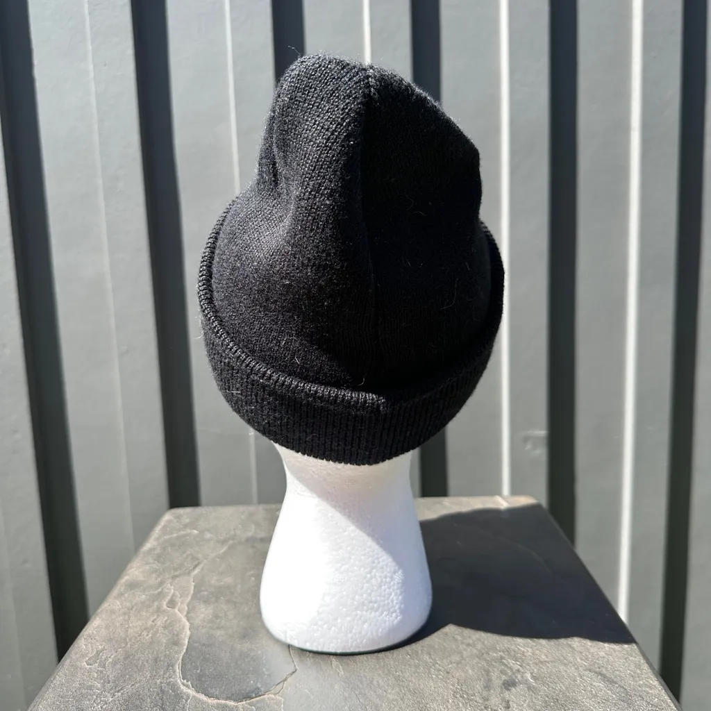 Brandy Melville “Killin’ It” Black Embroidered Beanie - Image 6