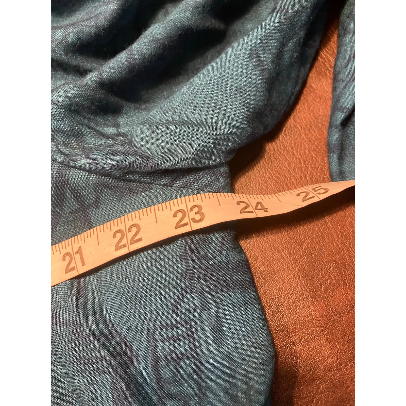 Casual Corner Woman Teal Abstract Rayon 2‑Piece‎ Set 1X USA Made Retro 80's 90's Blue - Image 15