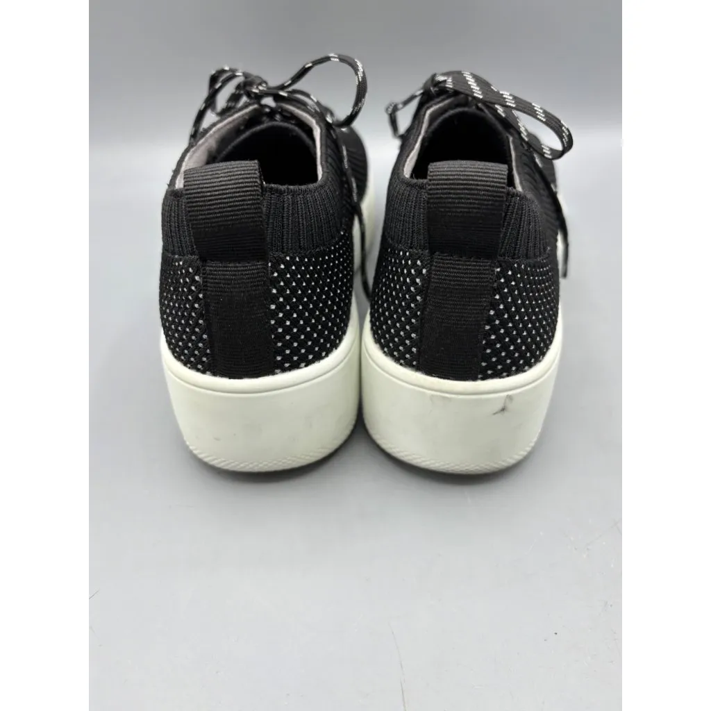 Traq By Alegria Womens‎ Sneakers 37 Black Lace Up Sneakers Qruise Walking Shoes - Image 3