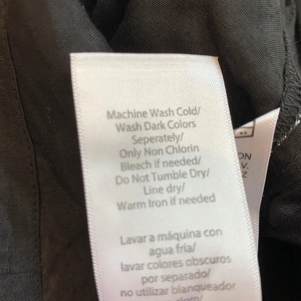 Ella Moon Global‎ Inspired Black Embroidered Geometric Dress With Pockets Size M - Image 10