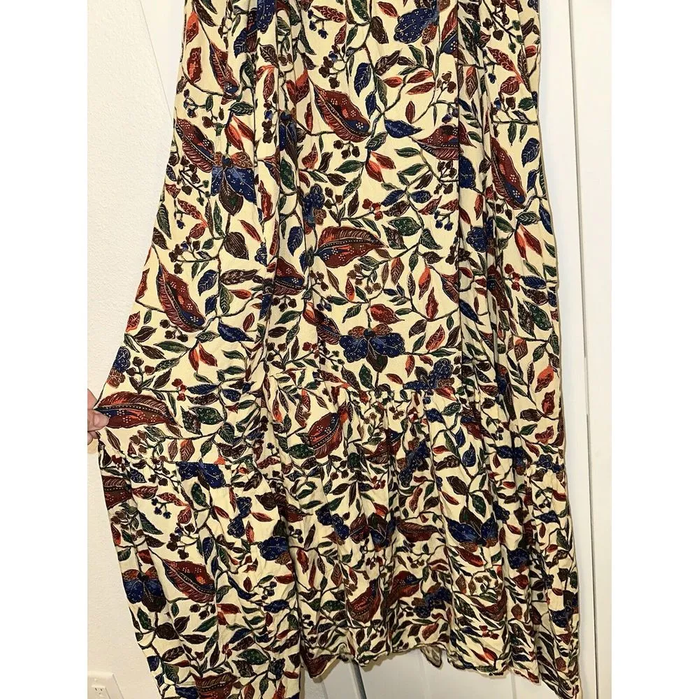 House of Harlow 1960 Floral Maxi Ruffle Dress in Sister Print | Size‎ Large - Image 7