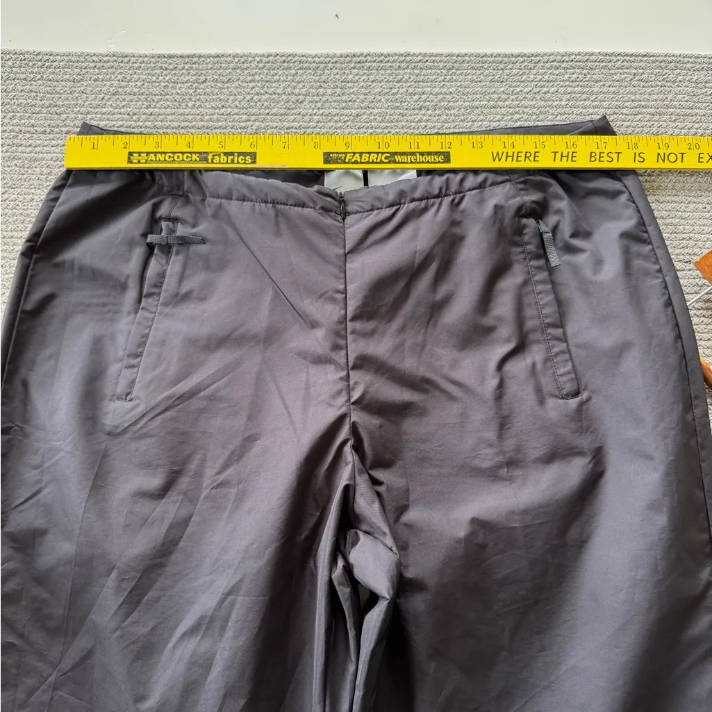 Vintage Nike Black Low Rise Track Pants Wind Pants Size Medium - Image 4