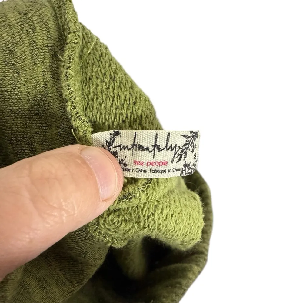 Free People Intimately Women’s Fleece Pull On Sweat Shorts in Green Size XS - Image 3