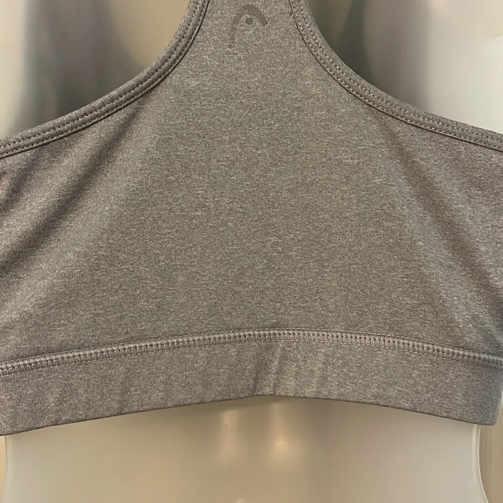 Head Gray Racerback Sports Bra Large - Image 10