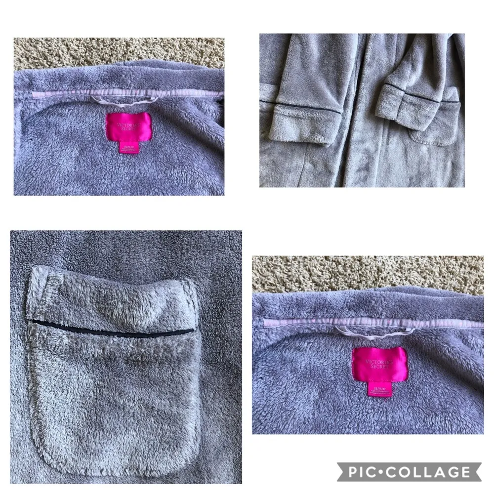 VS fuzzy bathrobe Sz XS - Image 6