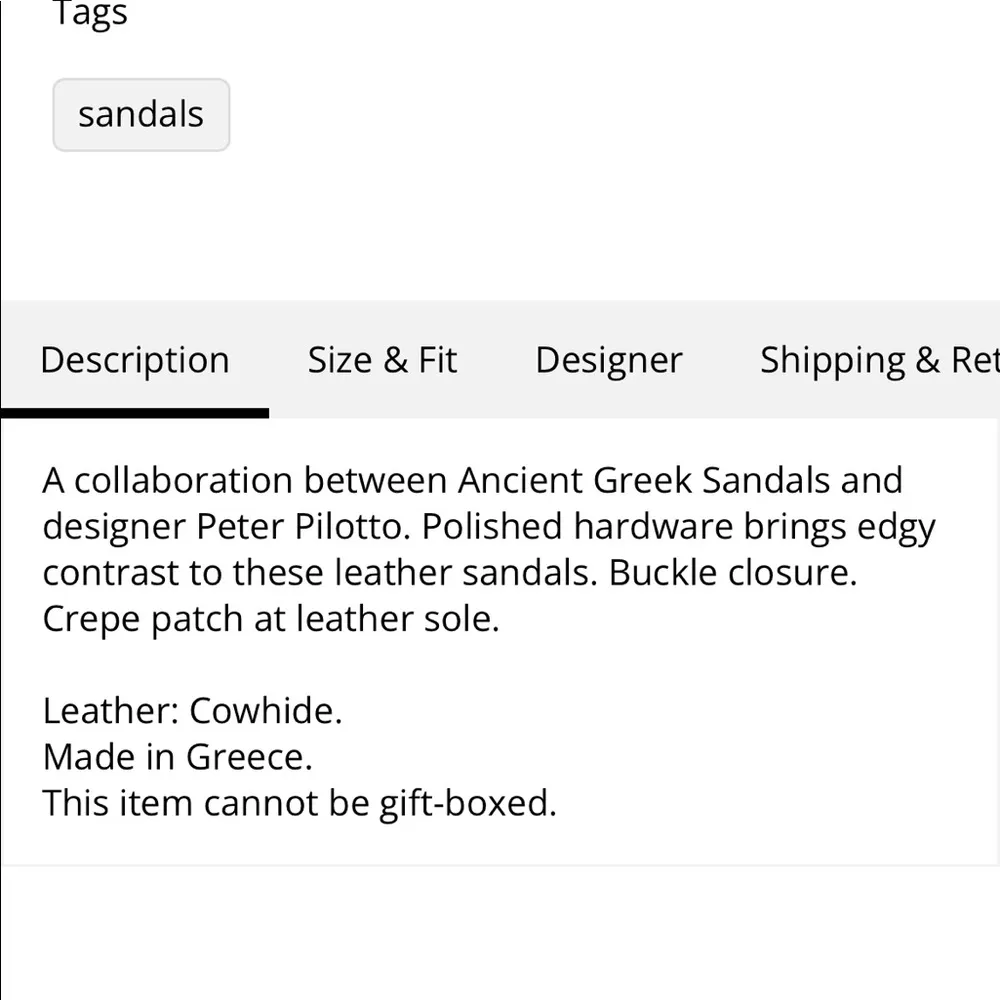 Ancient Greek Sandals x Peter Pilotto Alethea stud cross front leather sandals Brown Size 10 - Image 11