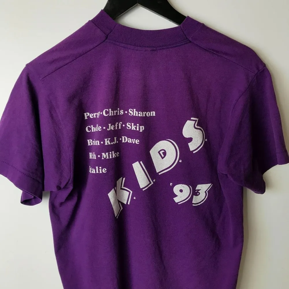 Kids Involved In Doing Something T Shirt 90s Vintage Single Stitch USA Large L - Image 9