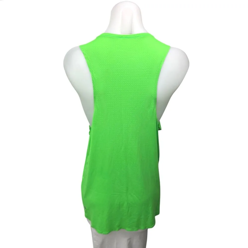 Lululemon Women's Neon Green Racerback Athletic Workout Muscle Tee Tank Top 6 - Image 2