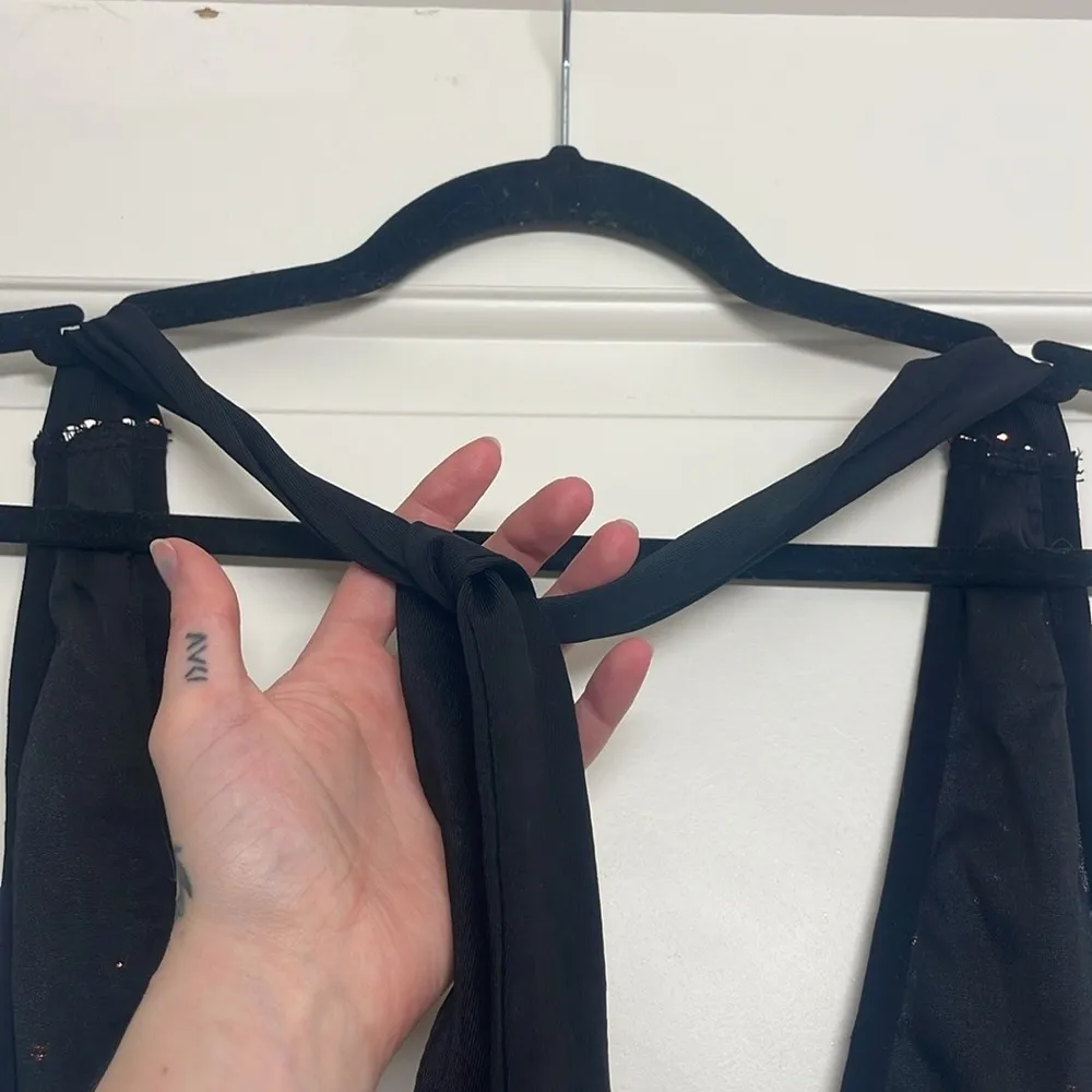 NWOT iHeartRaves Holographic Sequin Bodysuit - Image 4