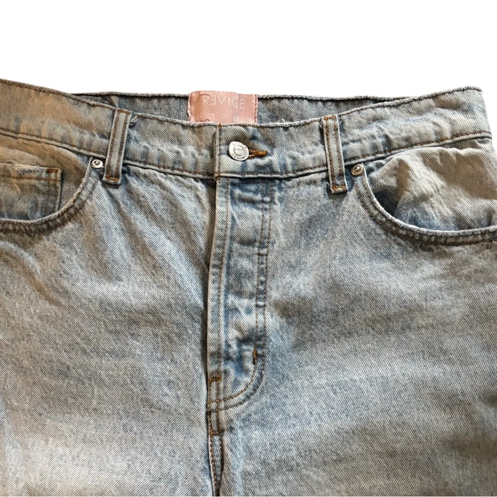 Revice The 101 / Point Break Jean Sz 29 Relaxed Fit Button~Fly Light Wash - Image 5