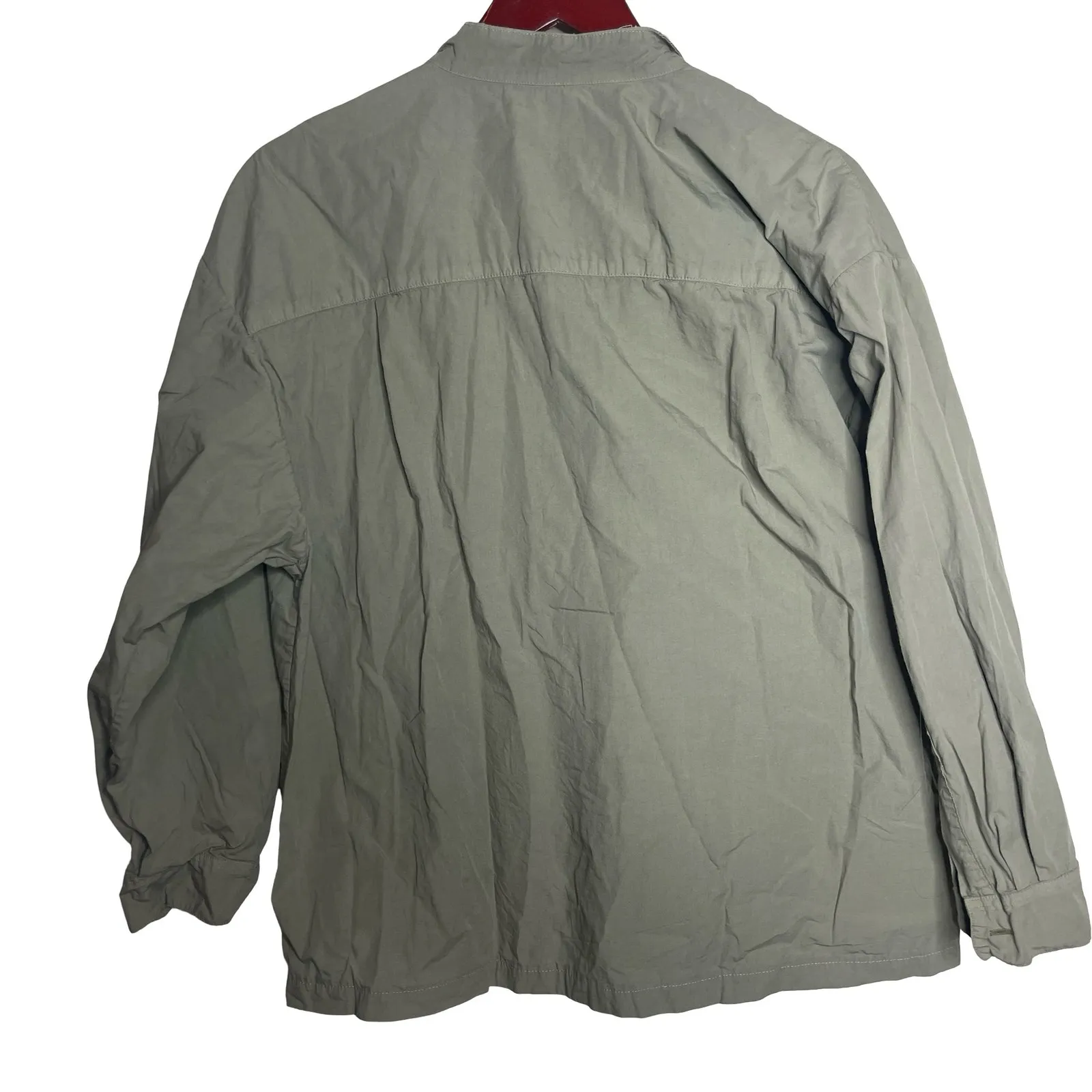 Jesse Kamm Okuda Shirt in sage green sz XS S - Image 3