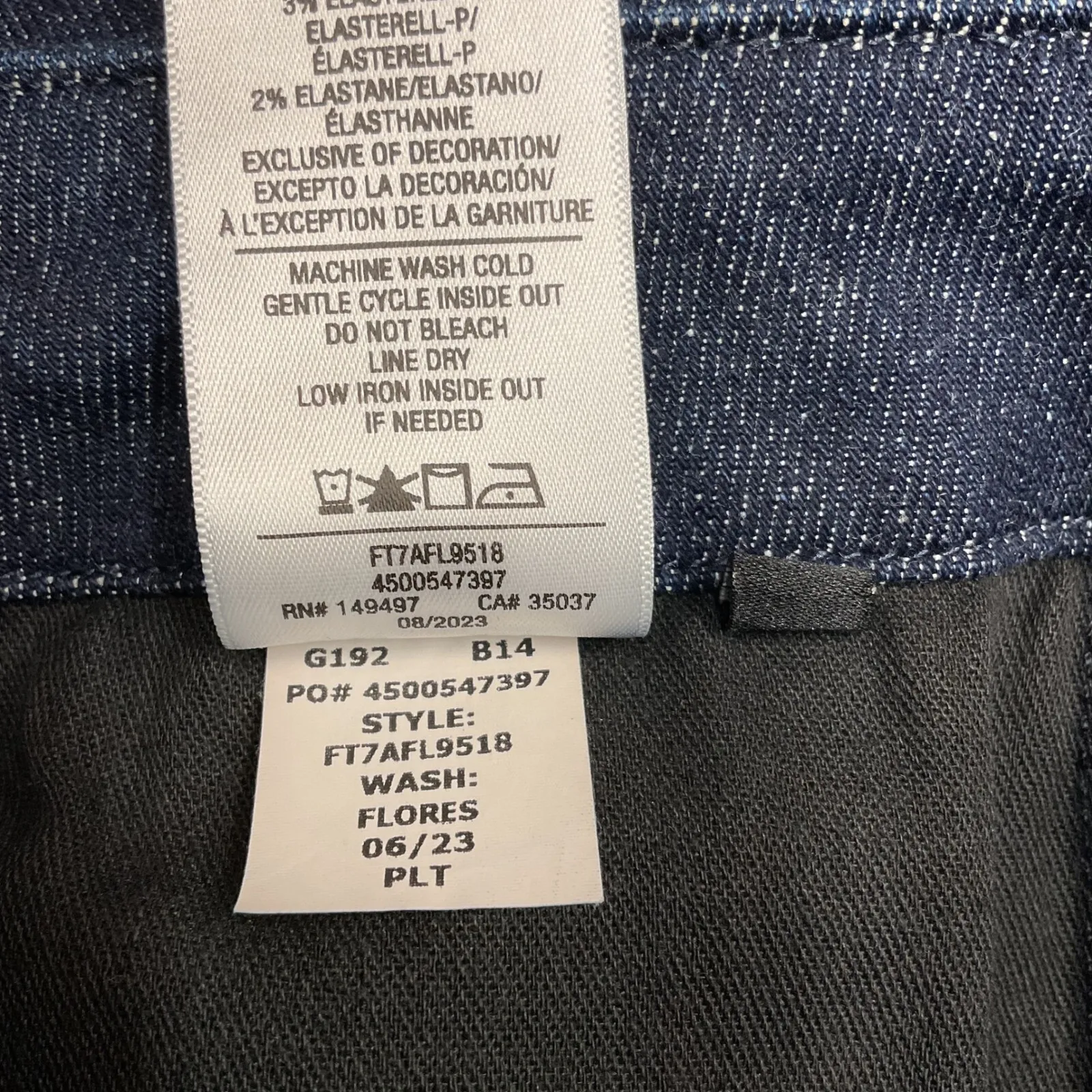 Favorite Daughter Women's‎ Mischa Skirt in Flores Denim Size 6/23 Side Slit NEW Blue - Image 13