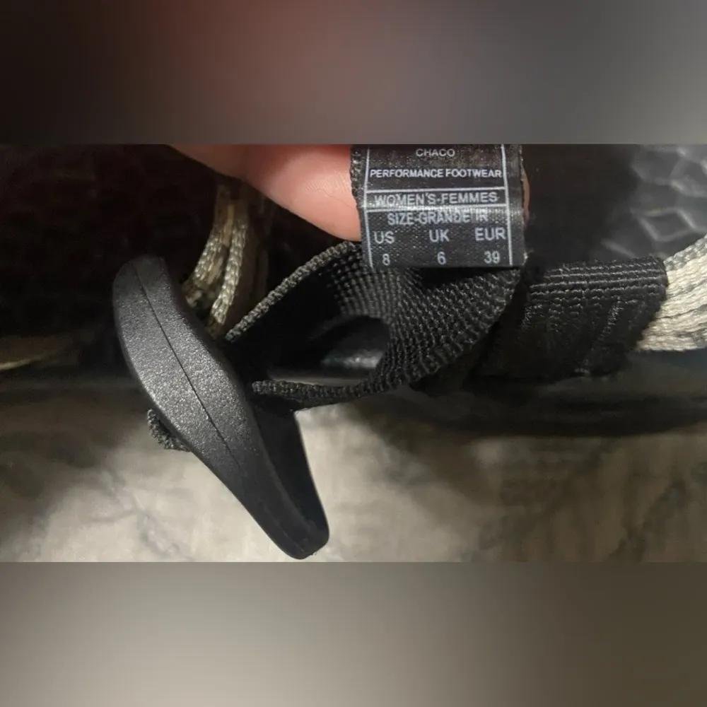 Chaco ZX/2 Yampa Womens Size 8 US Gray Strappy Sport Hiking Slingback Sandals - Image 5