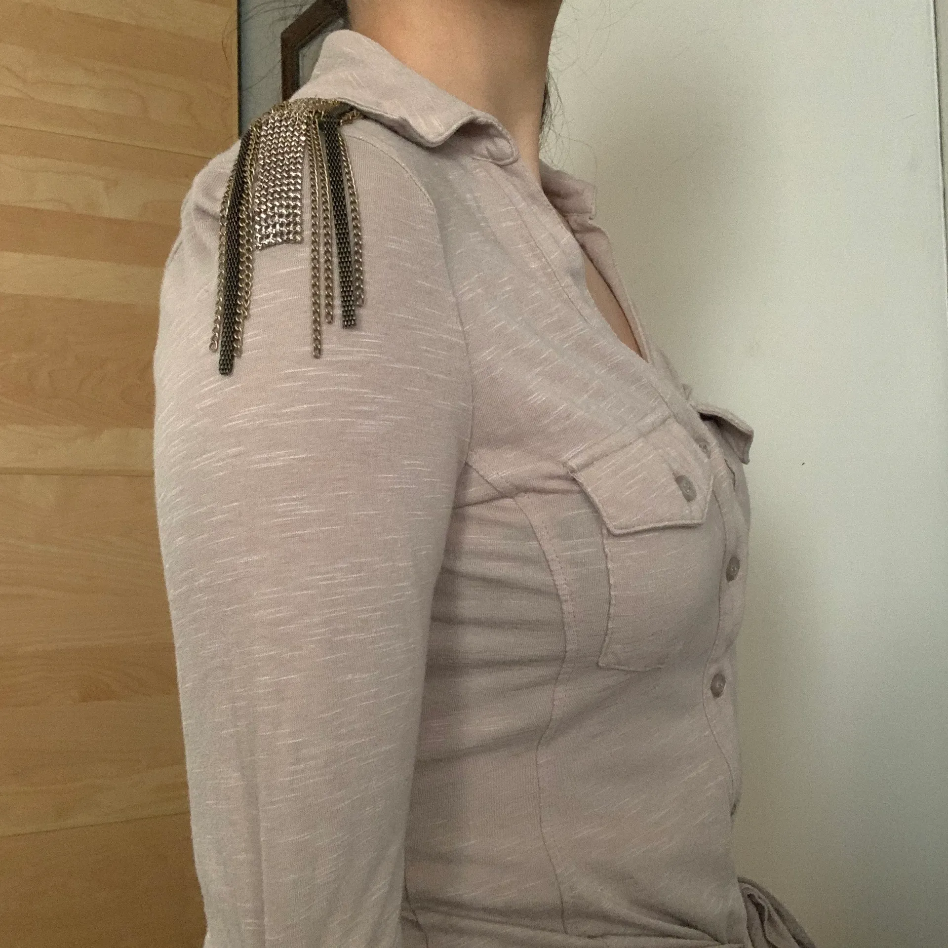 Embellished Button Down Shirt - Image 3