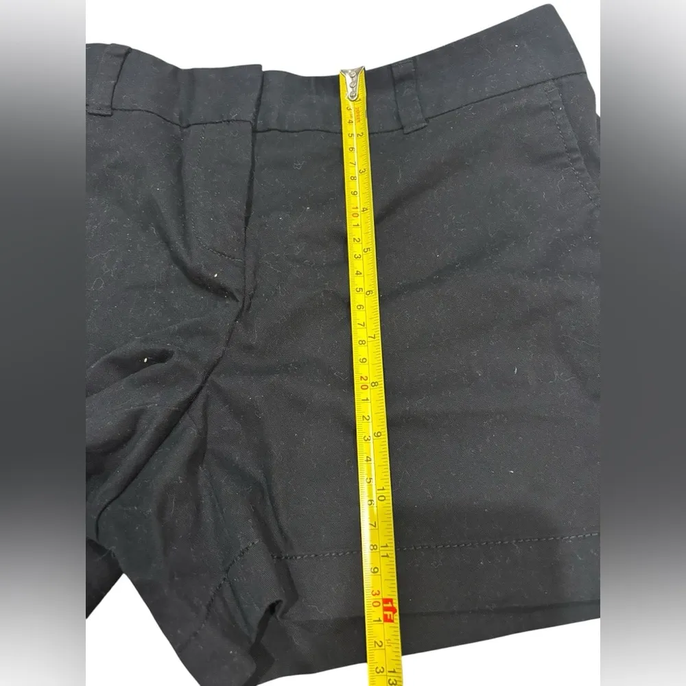 NEW LOFT Black Chino Cotton 4" Inseam Classic Shorts Sz 4 - Image 9
