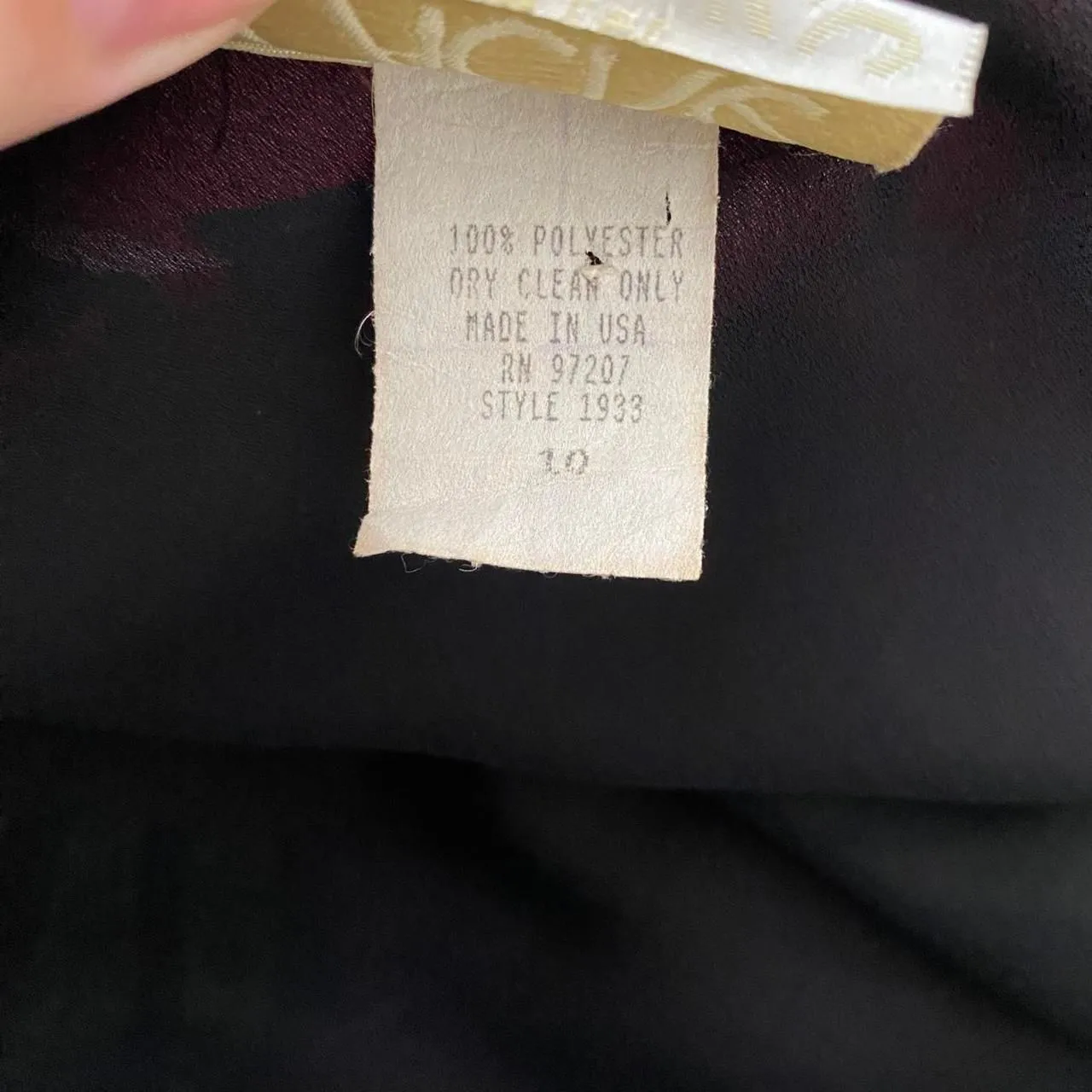 Early 2000’s Hawaiian Mesh Cowl Caché Hawaii Flower Floral Cami Camisole Top M - Image 7