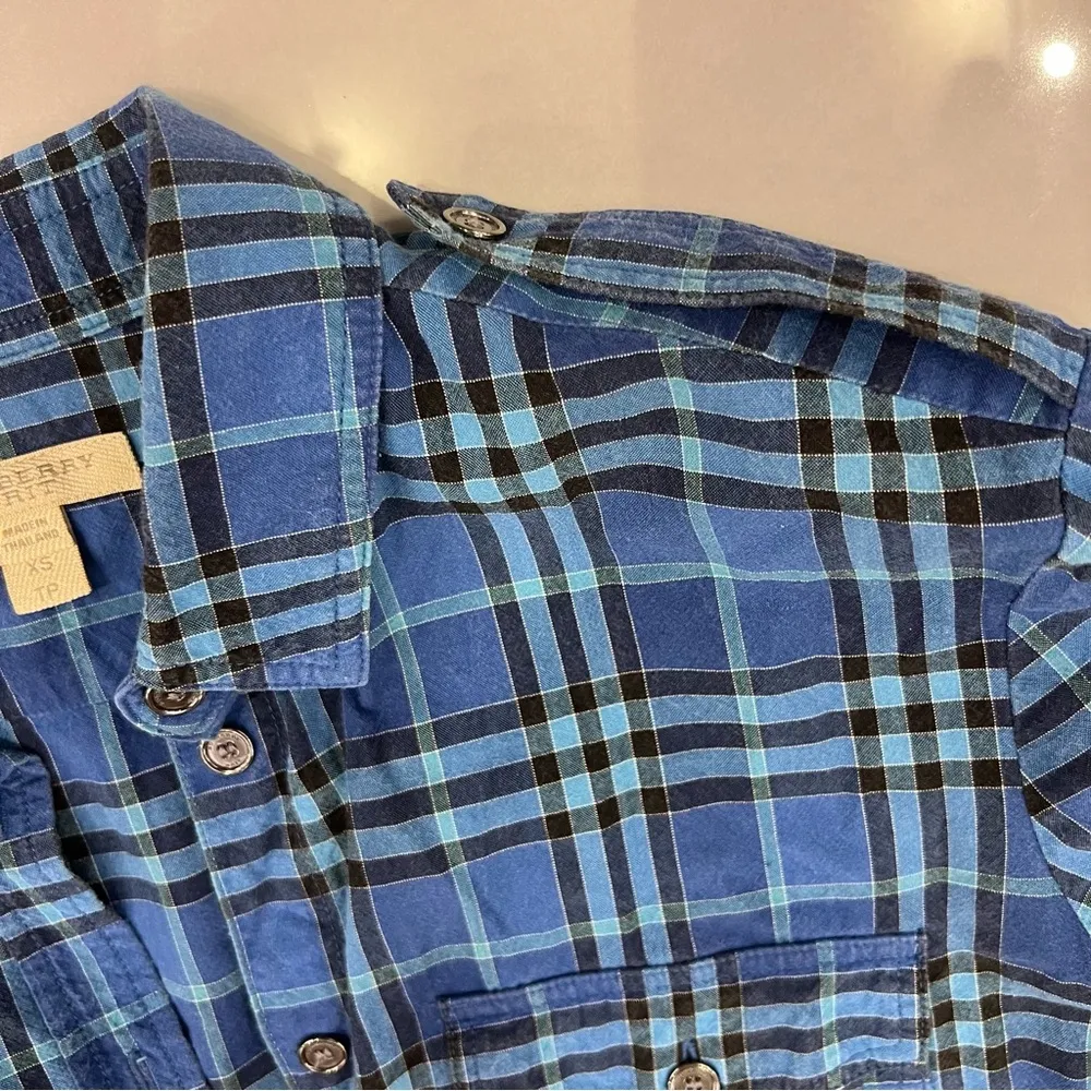BURBERRY BRIT CHECK COTTON SHIRT - Image 3