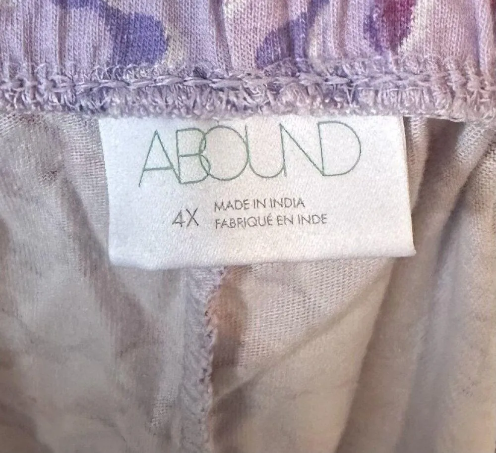 NWT Abound by Nordstrom Geo Print Pull On Organic Cotton Casual Shorts - 4X - Image 3