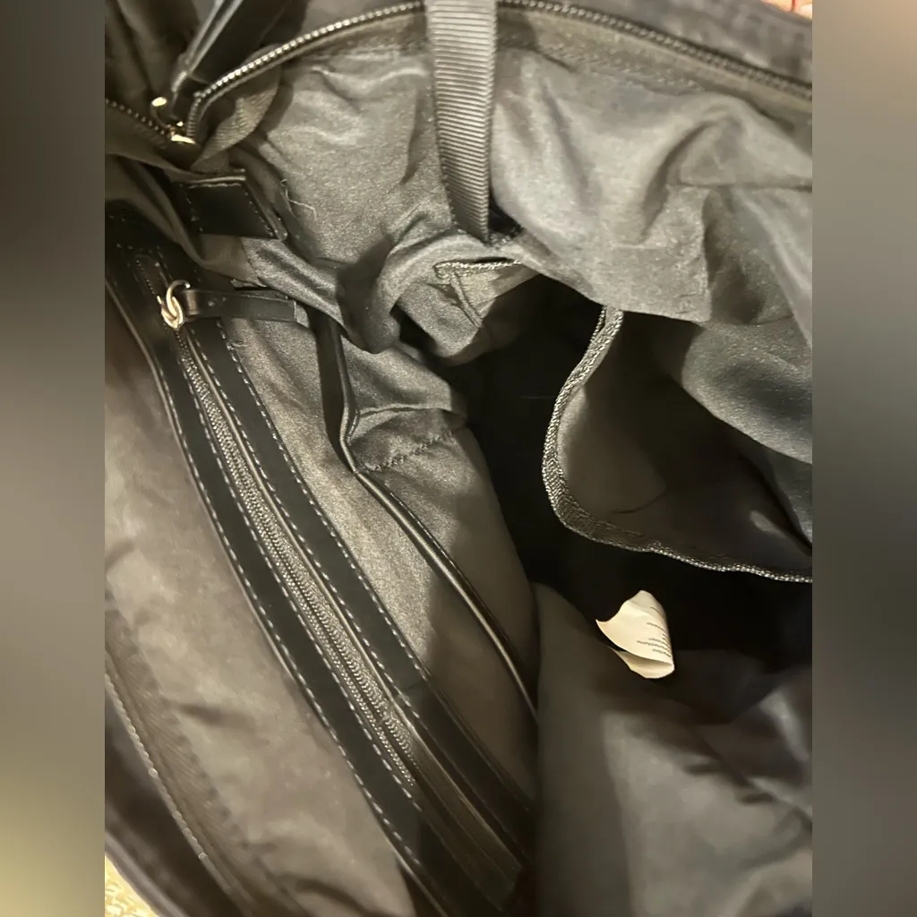 Madden Girl Black Convertible Nylon Tote - Image 10