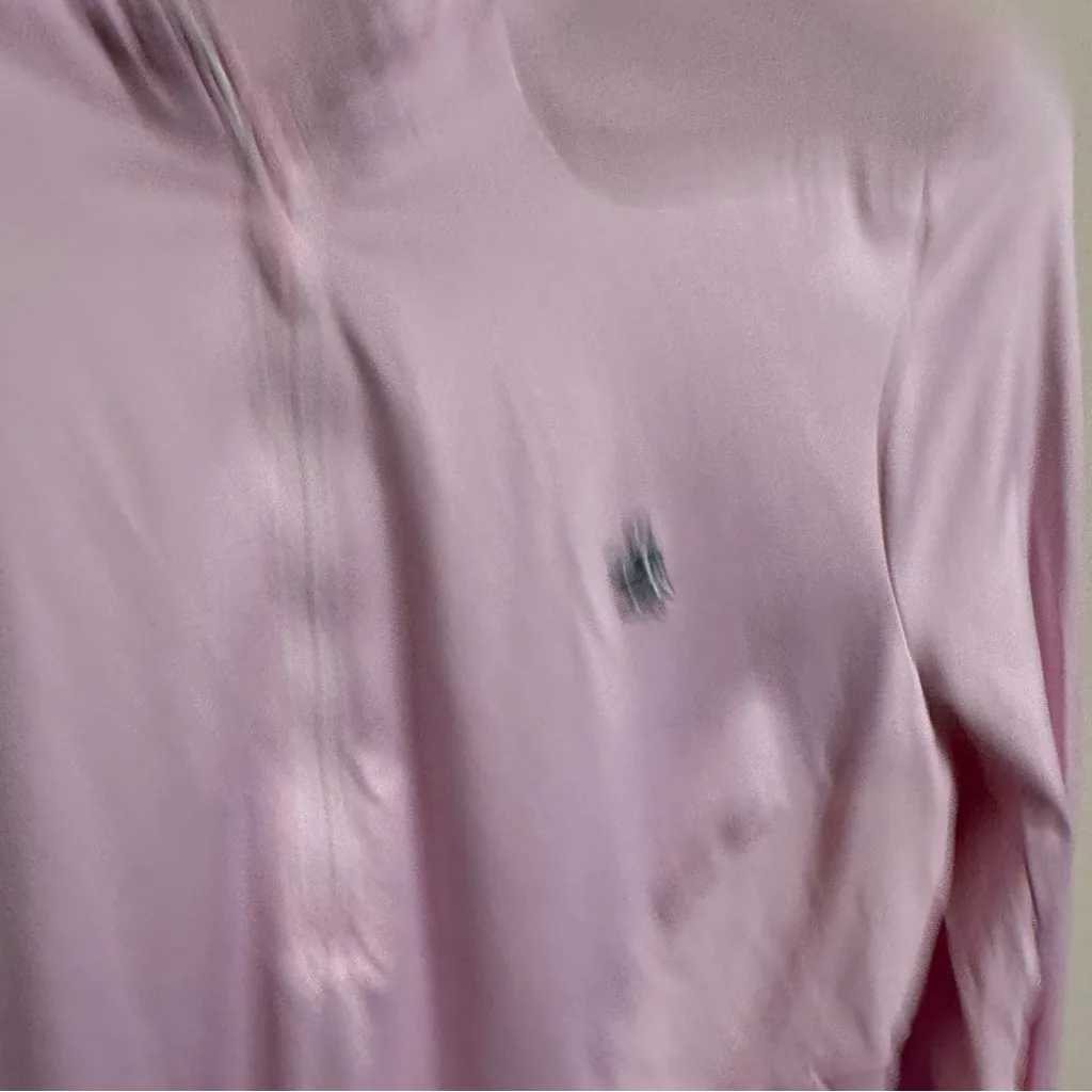 Original Penguin Zip-Neck Top with Mesh Panels in Gelato Pink- Size Medium - Image 7