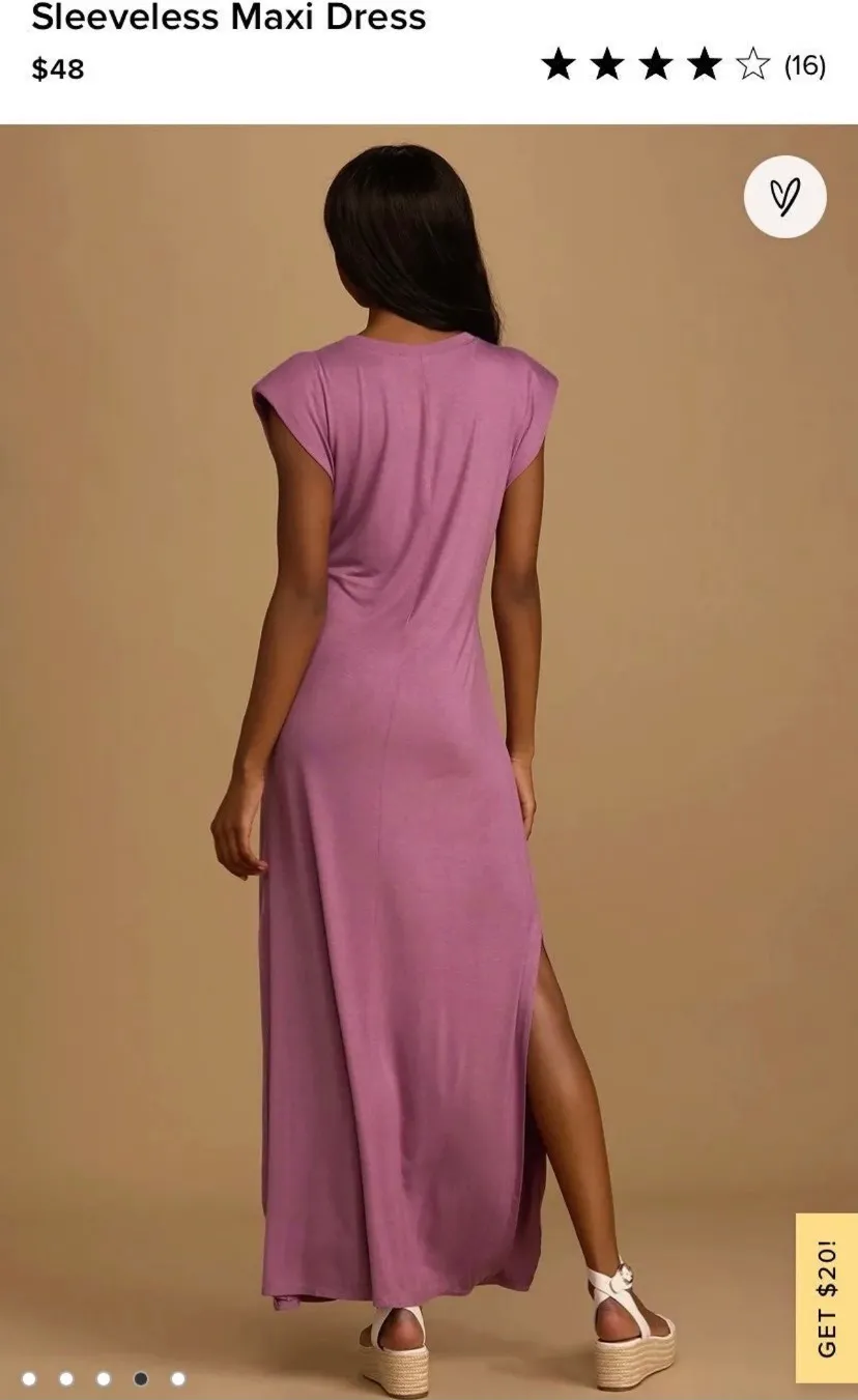 Lulus Lulu’s Mauve Maxi Dress - Image 4