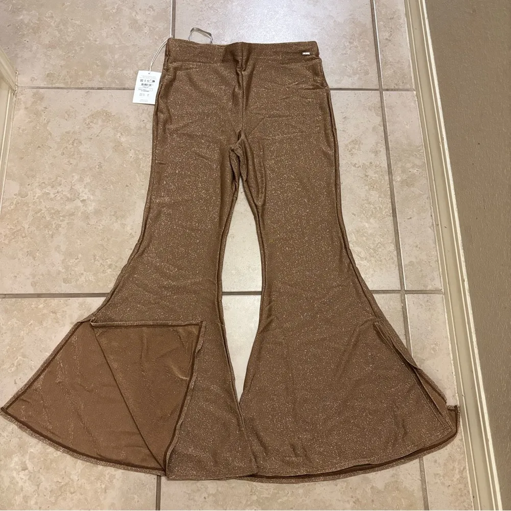 Maaji Olive Sparkle Zelena Pants Women’s Size Large - Image 2