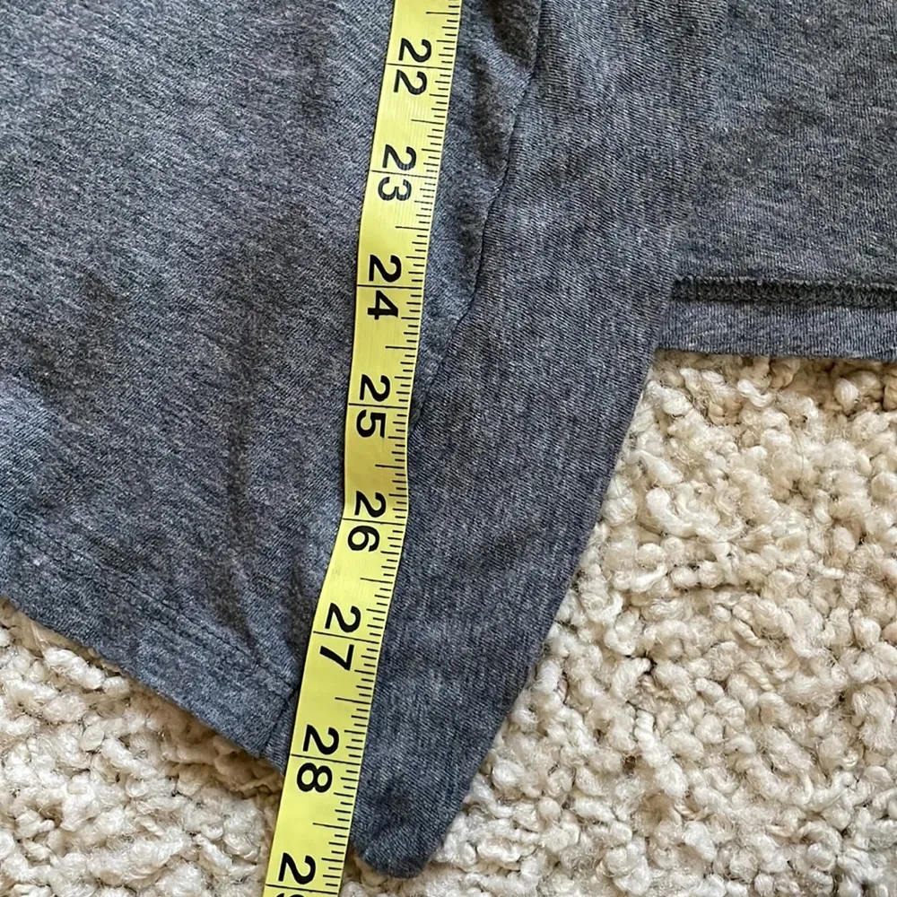 Express made in Peru cotton thin wrap grey cardigan - Image 7