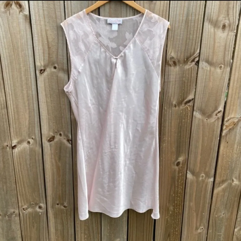 Oscar de la Renta Pink Label Baby Pink Short Satin Above Knee Gown - Image 2