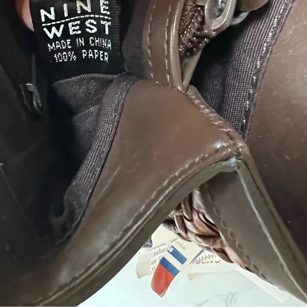 Nine West Handbag Brown Purse Bag - Image 9