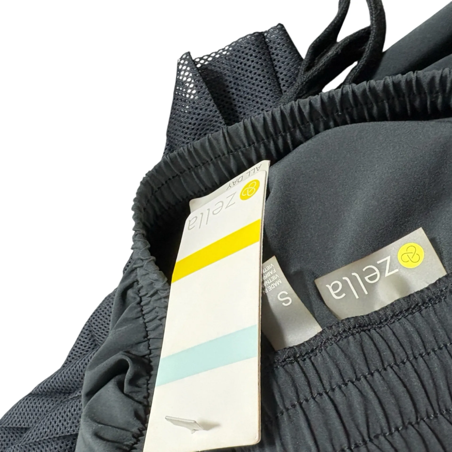 ZELLA NEW! black asymmetric overlay sporty midi dress S - Image 6