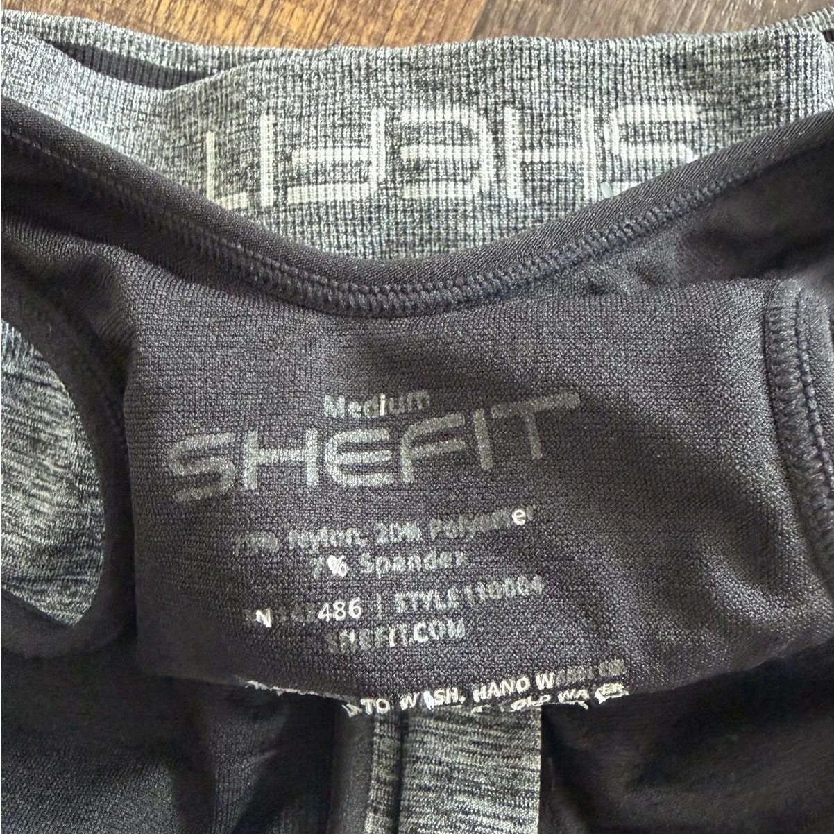 SHEFIT Ultimate Sports Bra Gray Front Zip High Impact Support Size Medium - Image 4