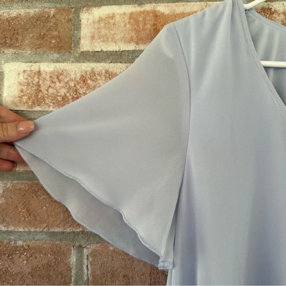 Show Me Your Mumu Lavender Purple Mini Dress Women’s Medium Butterfly Sleeves - Image 4