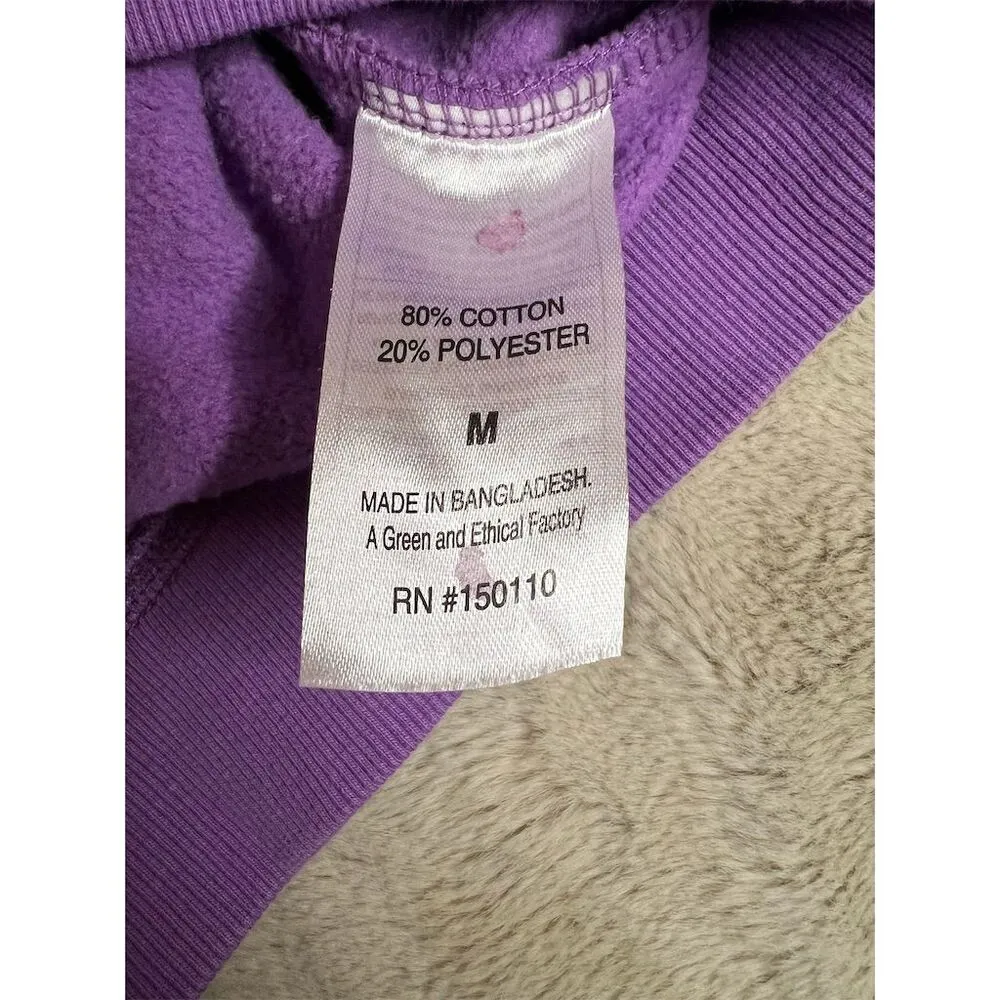 Peloton Women's Crewneck Pullover Sweatshirt Purple Size M - Image 4