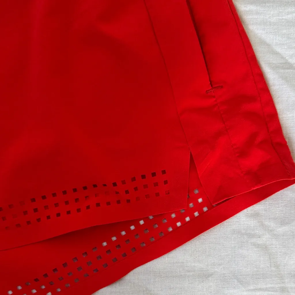 Athleta Red-Orange Women's Athletic Shorts - Image 4