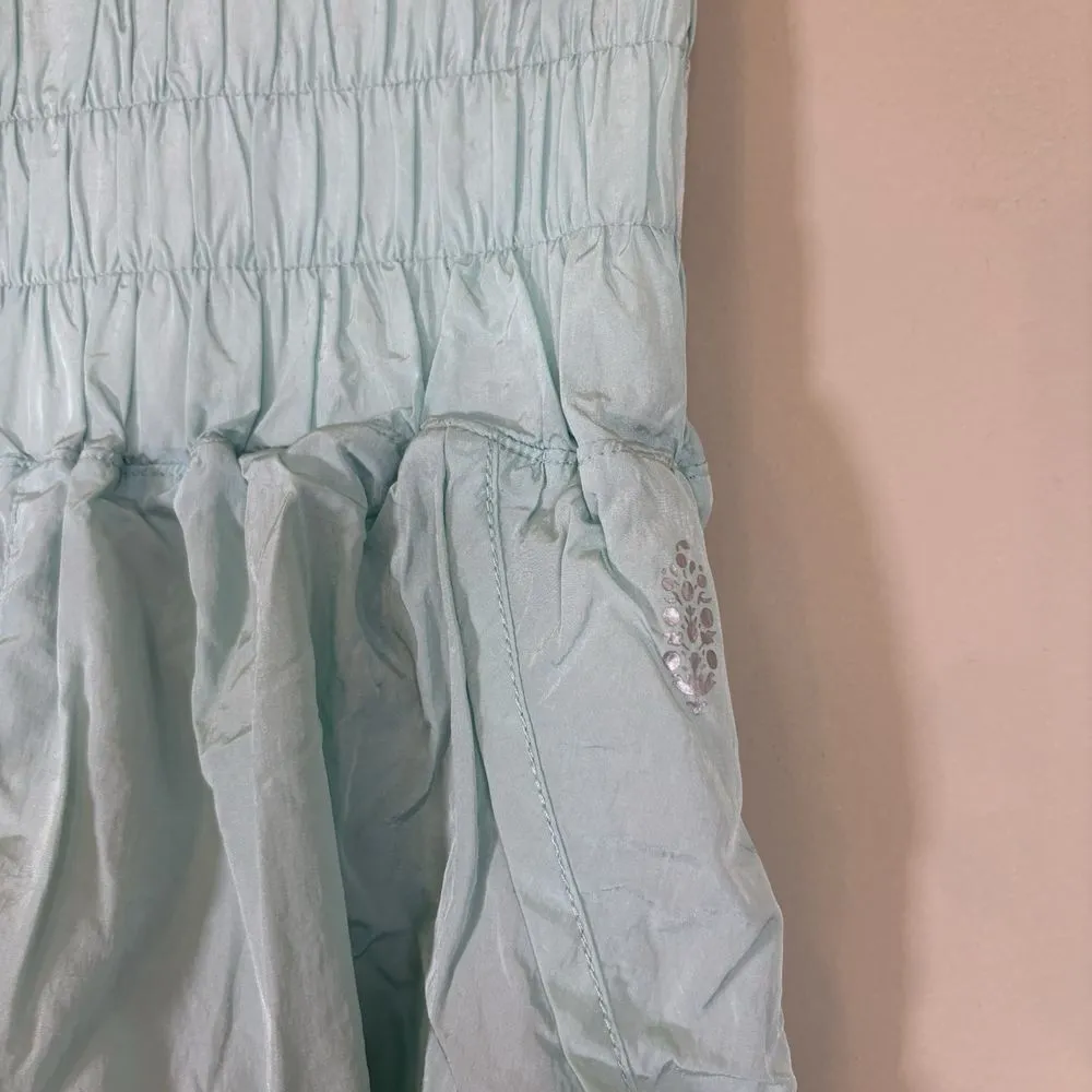 Free People FP Movement Women's Sz XS Turquoise Mint The Way Home Pull On Shorts - Image 3