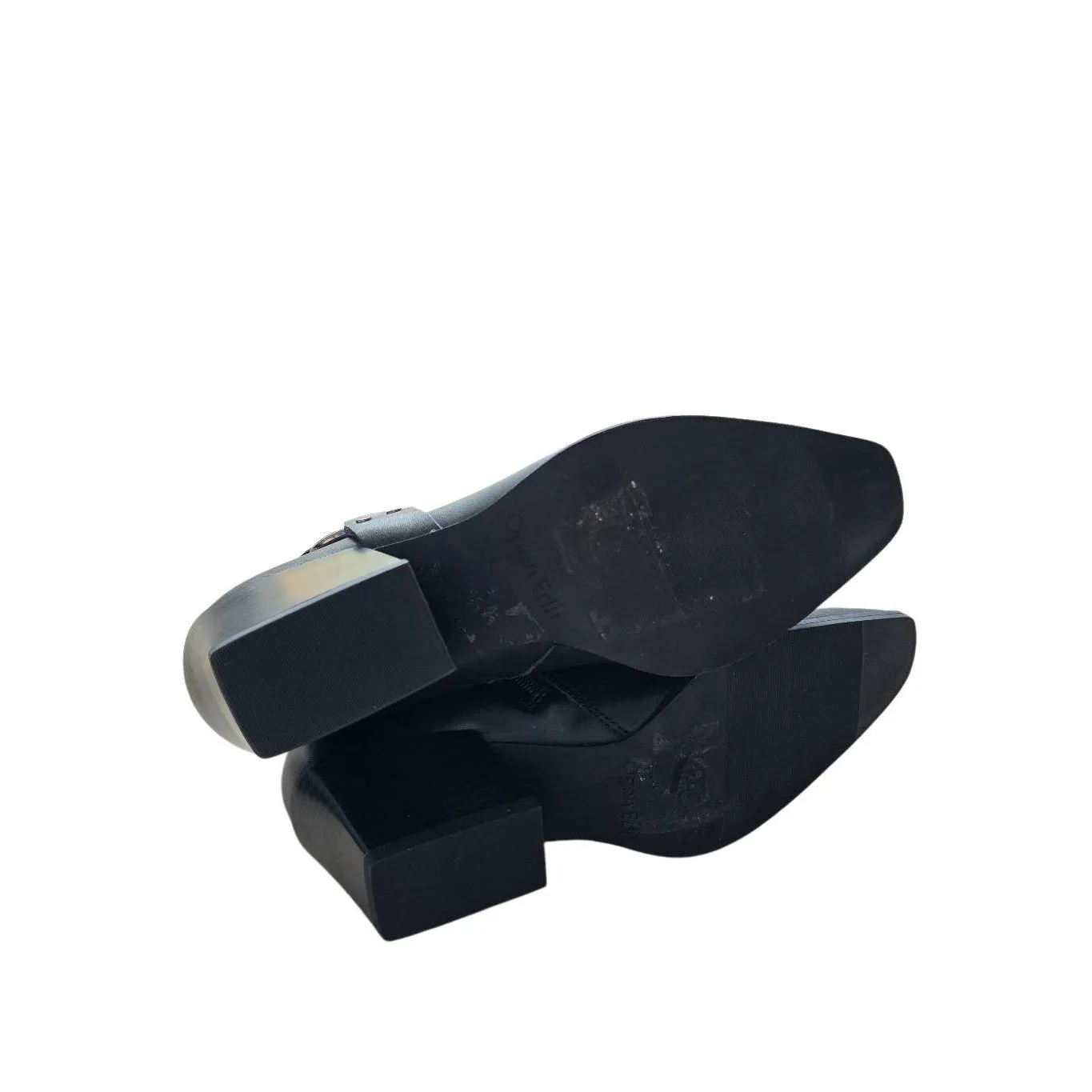 Open Edit Enzo Boots Western Style Black Size 9 Block Heel - Image 8